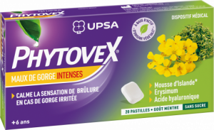 PHYTOVEX® PASTILLES MAUX DE GORGE INTENSES